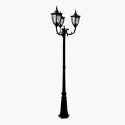 Lámpara LED Luminario Poste Jalapa Exterior Cosmo s/foco E27 MQ03104-J