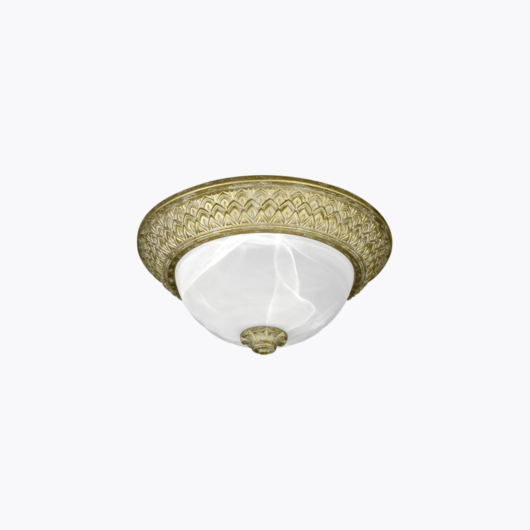 Lámpara LED Plafón techo sobreponer Mérida Cosmo sin foco color oro MQ03496-OR