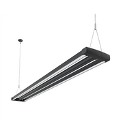 Lámpara lineal gabinete colgante TREK 1800 92W luz cálida 3000K Negro L5831-3E0 Magg