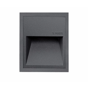 Lámpara muro exterior de cortesía SW 40 AL Empotrar 8.5W luz cálida 2700K Blanco L7018-6I0 Magg