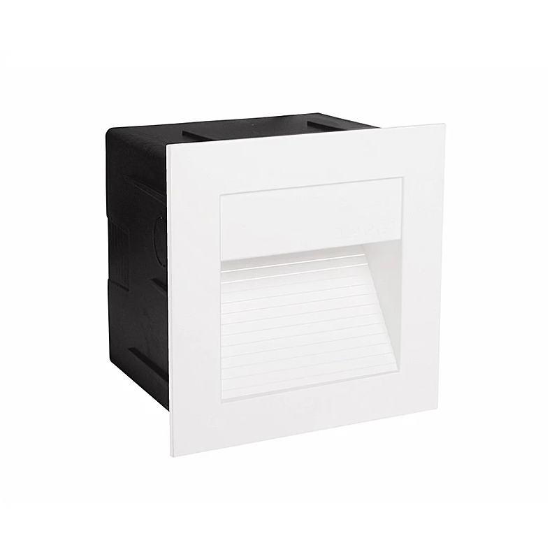 Lámpara muro exterior de cortesía SW 40 Empotrar 1.6W luz neutra 4000K Blanco L7004-1I0 Magg