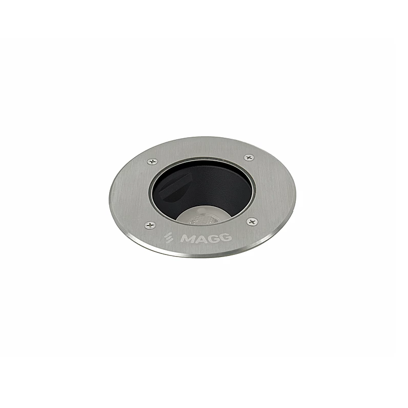 Luminaria piso exterior empotrar EP 100 46° 3W luz neutra 4000K Acero inoxidable L7310-9IM Magg