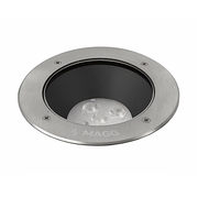Luminaria piso exterior empotrar EP 170 18° 13W luz cálida 2700K Acero inoxidable L7330-913 Magg