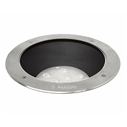 Luminaria piso exterior empotrar EP 220 18° 22W luz cálida 2700K Acero inoxidable L7340-913 Magg