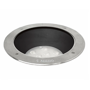 Luminaria piso exterior empotrar EP 220 46° 22W luz cálida 2700K Acero inoxidable L7340-91M Magg