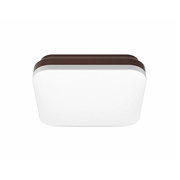 Luminaria plafón LED sobreponer CL SQ 200 12W luz cálida 3000K Chocolate L5241-8E0 Magg
