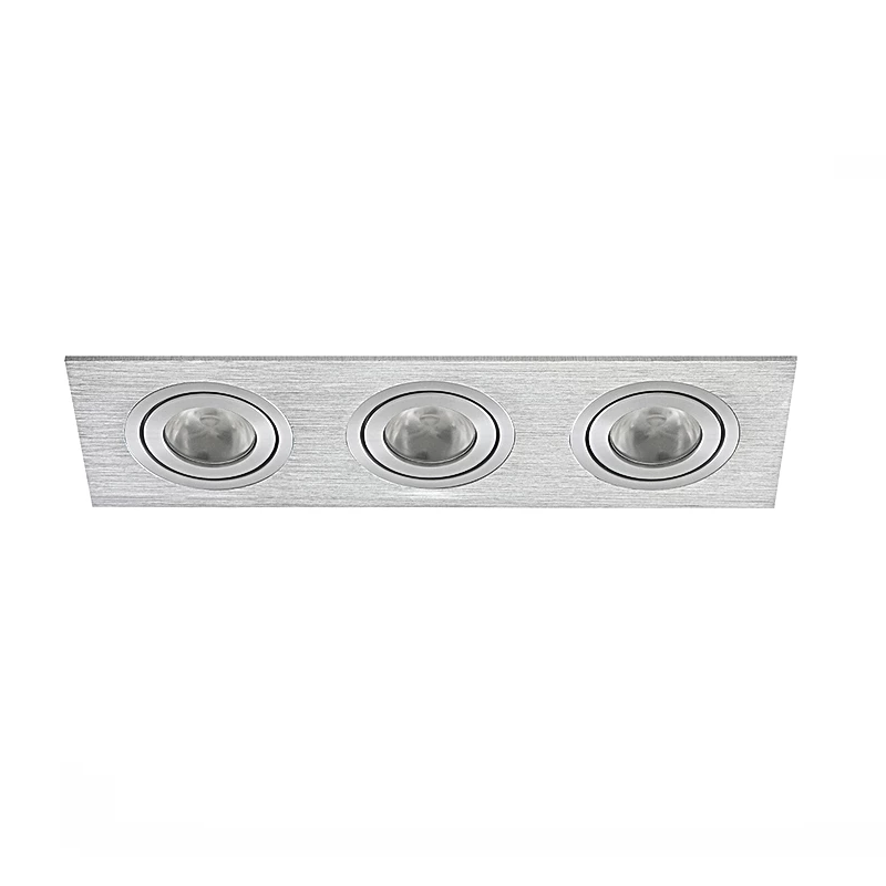 Luminario downlight LED FLASH III PLANO 9W luz neutra 4000K Gris L5145-EI5 Magg
