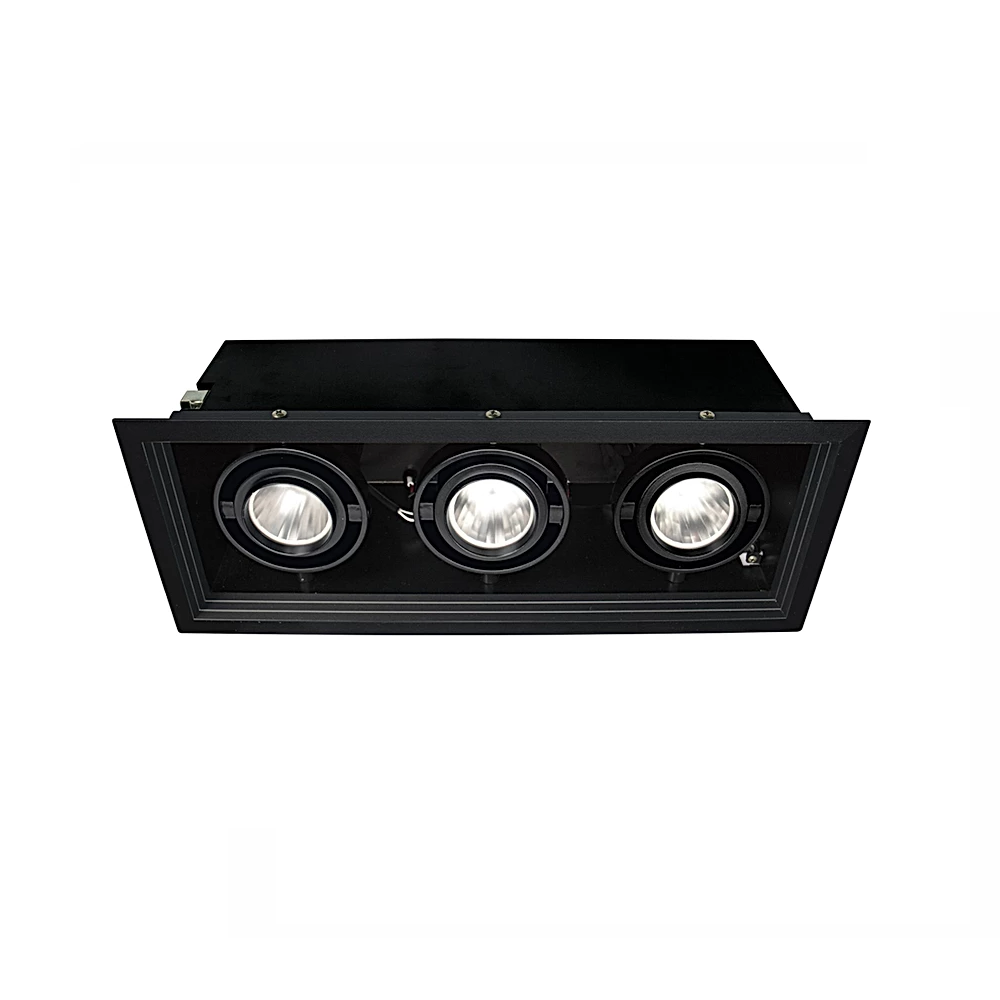 Luminario downlight LED POINTS AP III 25° 91.5W luz neutra 4000K Negro L5913-YIL Magg