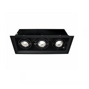 Luminario downlight LED POINTS MP III 25° 46.5W luz neutra 4000K Negro L5910-YIL Magg