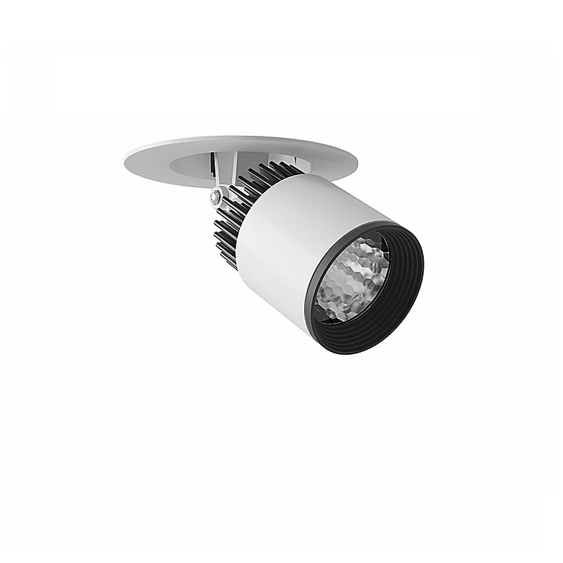 Proyector LED empotrar techo C12 E 45° 12W luz cálida 3000K Blanco L5670-1E9 Magg